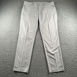 J.Lindeberg Pants‎ Mens 36x30 Light Gray Slim Stretch Chino Golf Performance